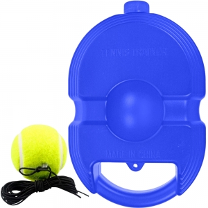 E40578 Тренажер для большого тенниса с водоналивной платформой синий Спортекс