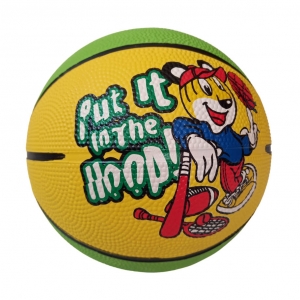 Мяч баскетбольный №3, зелено/желтый Спортекс B32220-3
