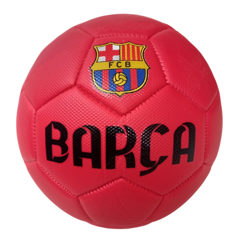 Мяч футбольный №5 Barcelona красный Дельта-фитнес E40769-3