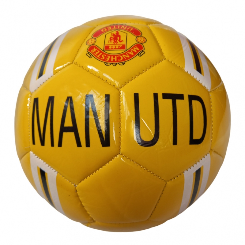 Мяч футбольный №5 Man Utd желтый Дельта-фитнес E40772-1