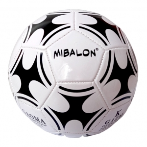 Мяч футбольный Mibalon,3-слоя PVC 1.6, 275 гр, машинная сшивка Дельта-фитнес E40497