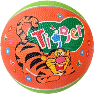 Мяч баскетбольный №3, зелено/оранжевый Спортекс B32220-7