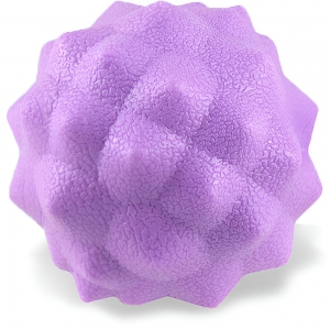 Мяч массажный МФР одинарный 65мм фиолетовый Спортекс E41596