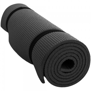Коврик для фитнеса 150х60х0,6 см черный Спортекс HKEM1208-06-BLACK