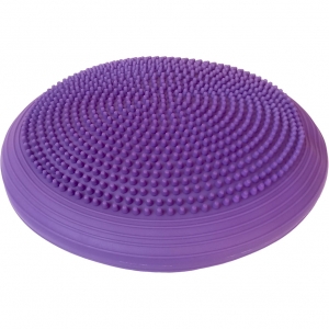 Полусфера массажная овальная надувная резиновая фиолетовая d-34см Спортекс E41861-2