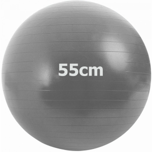 Мяч гимнастический Anti-Burst 55 см серый Спортекс GMA-55-A