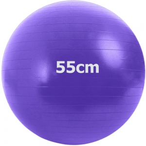 Мяч гимнастический Anti-Burst 55 см фиолетовый Спортекс GMA-55-D