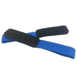 Петли-лямки атлетические для тяги р.M синие Спортекс E42101