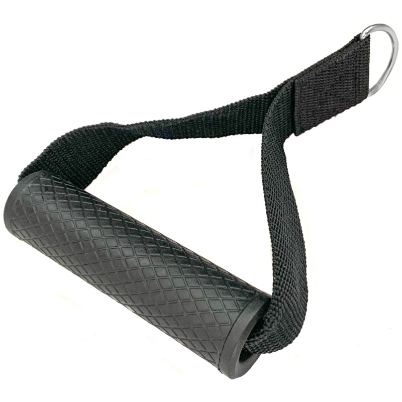 Блочная ручка, для тяги обрезиненная Дельта-фитнес E42111