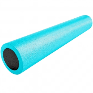 Ролик для йоги полнотелый 2-х цветный зелено/черный 90х15см. B34501 Спортекс PEF90-44