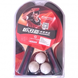 T07531-3 Набор для настольного тенниса 2 ракетки 3 шарика Спортекс