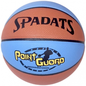 E33494-1 Мяч баскетбольный ПУ, №7 коричневый/голубой Спортекс