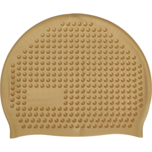 Шапочка силиконовая массажная Big Взрослая золотая Дельта-фитнес E42821