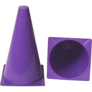 Конус разметочный размер h-22см фиолетовый Спортекс