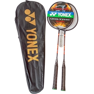 E43164-3 Набор для бадминтона Yonex replika 2 ракетки в чехле оранжево/зеленый Спортекс