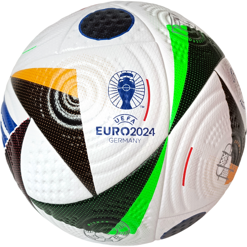Мяч футбольный Champions EURO 2024 4-слоя, TPU 3.2, 435 гр., термосшивка Дельта-фитнес E43282