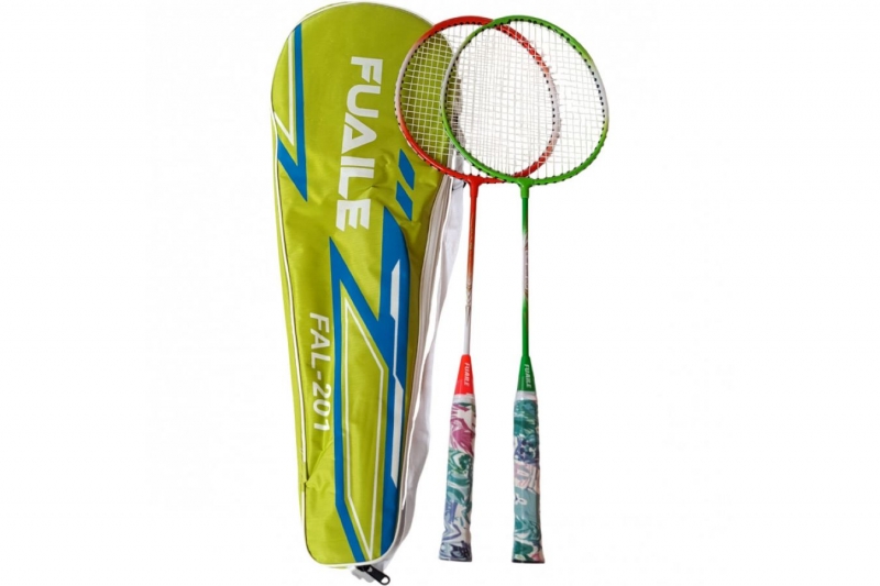 Набор для бадминтона Fuaile Ultra Woven 201 2 ракетки в чехле Дельта-фитнес E43320