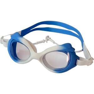 Очки для плавания взрослые бело-синий Дельта-фитнес E43186-6