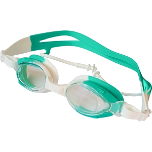 Очки для плавания юниорские зелено-белые Дельта-фитнес E43187-4