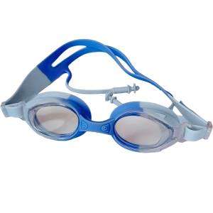 Очки для плавания юниорские фиолетово-серые Дельта-фитнес E43187-5