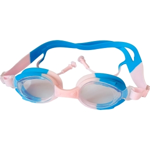 Очки для плавания юниорские розово-голубые Дельта-фитнес E43187-6