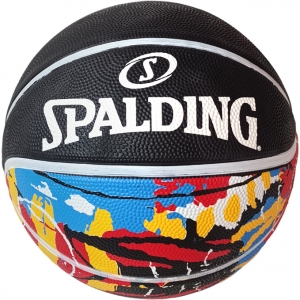 E43144 Мяч баскетбольный Spalding резина №7 черный Спортекс