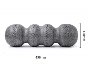 E45953 Контурный массажный валик 45х15 см серый Дельта-фитнес