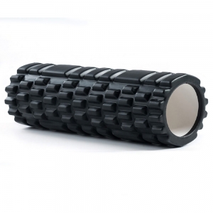 E45949 Ролик для йоги 30х10см черный Дельта-фитнес