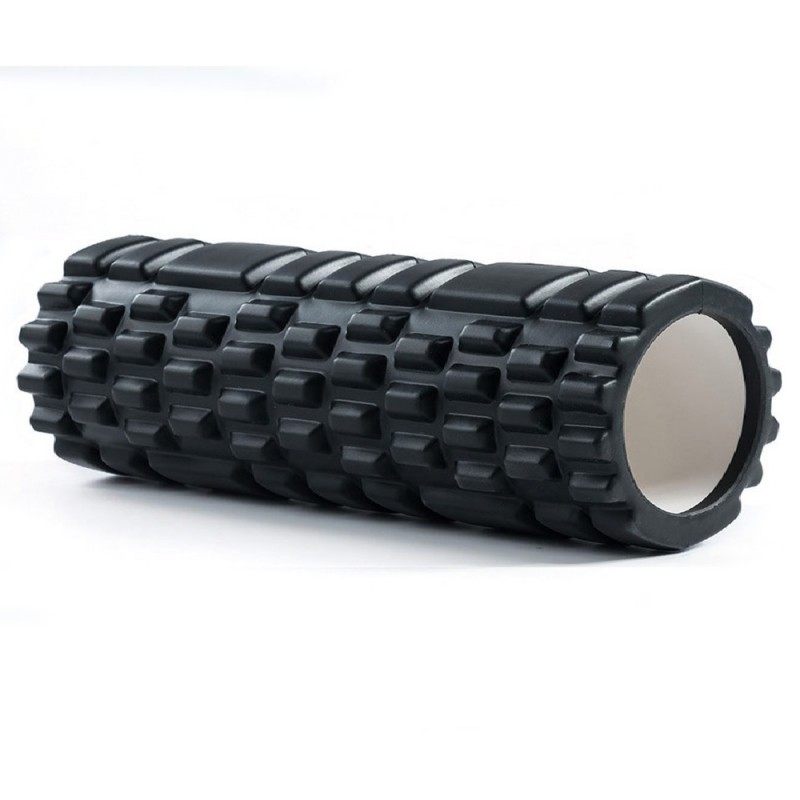 E45949 Ролик для йоги 30х10см черный Дельта-фитнес