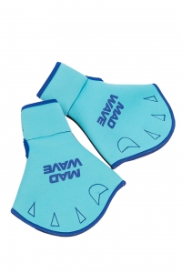 Перчатки для аквааэробики Aquafitness Gloves Mad Wave, цвет бирюзовый, размер S