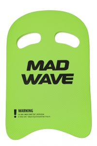 Доска для плавания Mad Wave Kickboard Light 35 зелёная