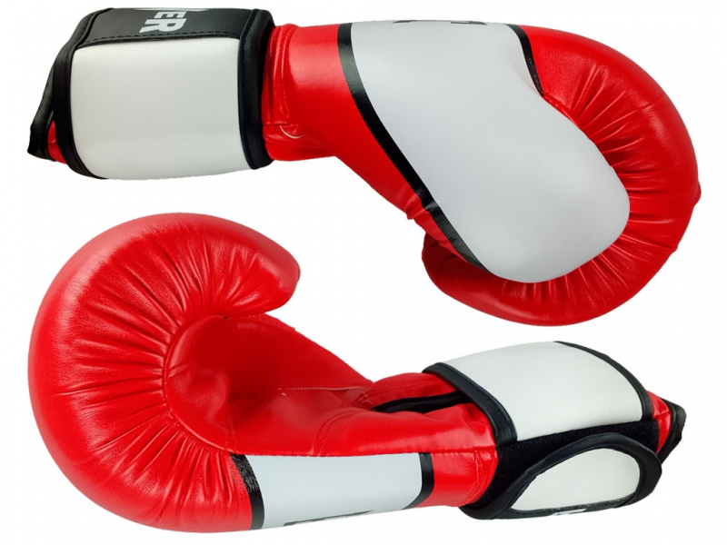 Перчатки боксёрские FIGHT PRO SERIES красные 14 унций PRO-F-K-14#