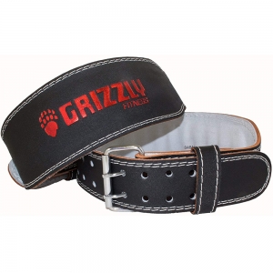 Атлетический пояс GRIZZLY Fitness Enforcer 4″ размер L, 10 см, кожа