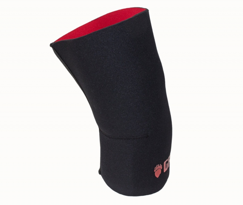 Наколенник GRIZZLY Fitness Knee Sleeve размер M, неопрен, черный