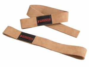 Ремни для тяги GRIZZLY Fitness Leather Lifting Strap