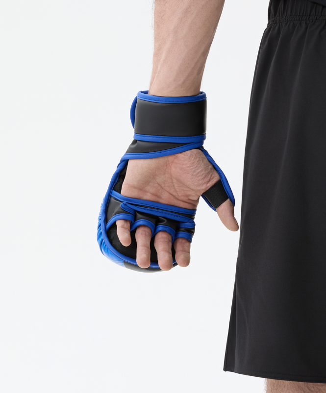 Перчатки INSANE MMA HYBRID, синий, размер S ЦБ-00003879