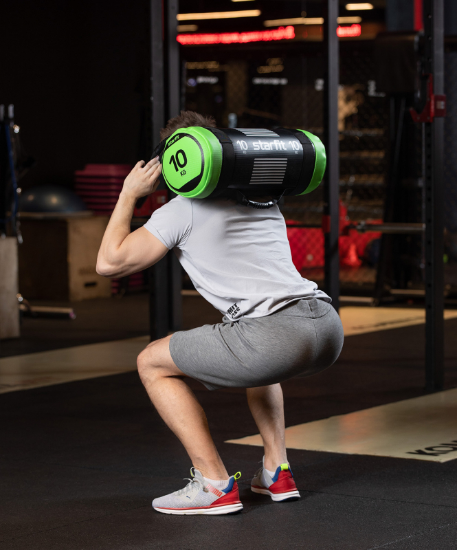 Мешок-утяжелитель WT-601, 10 кг, ярко-зеленый, Starfit УТ-00019069
