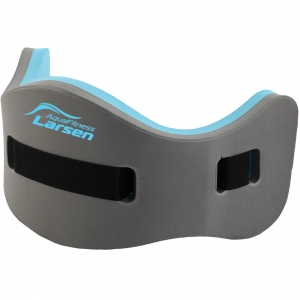 Пояс для аквааэробики AquaFitness Larsen YP-12 графит/бирюз