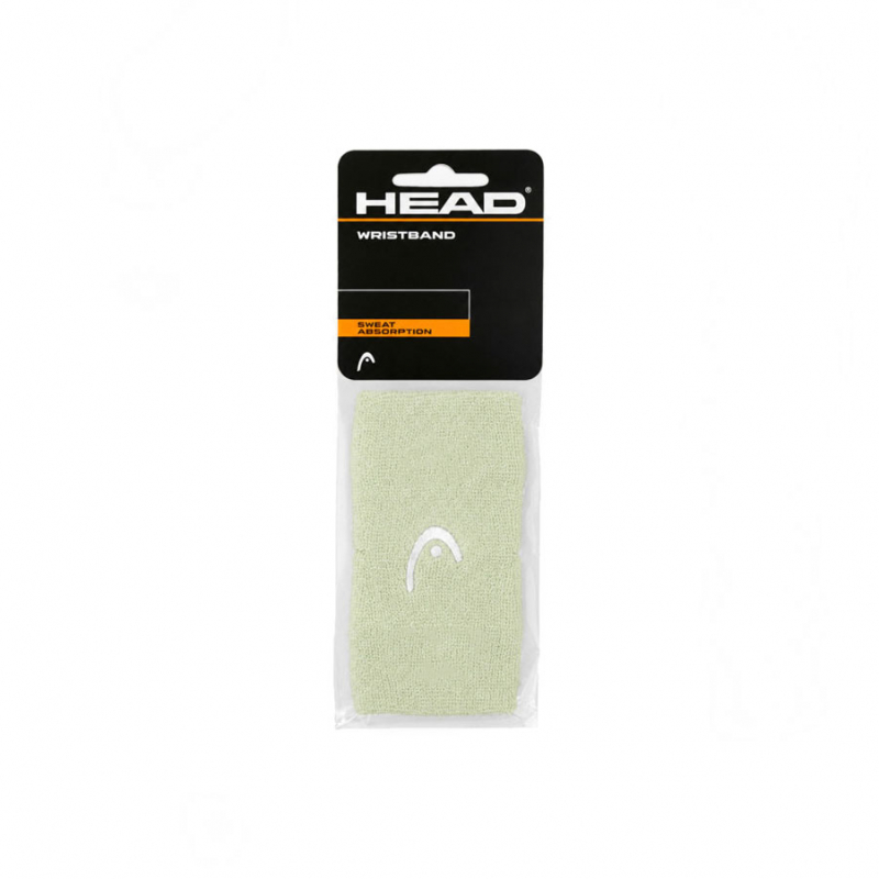 Напульсники HEAD 5", 285070-CG, ширина 12.7 см, 90% нейлон, 10% эластан, пара, светло-салатовый