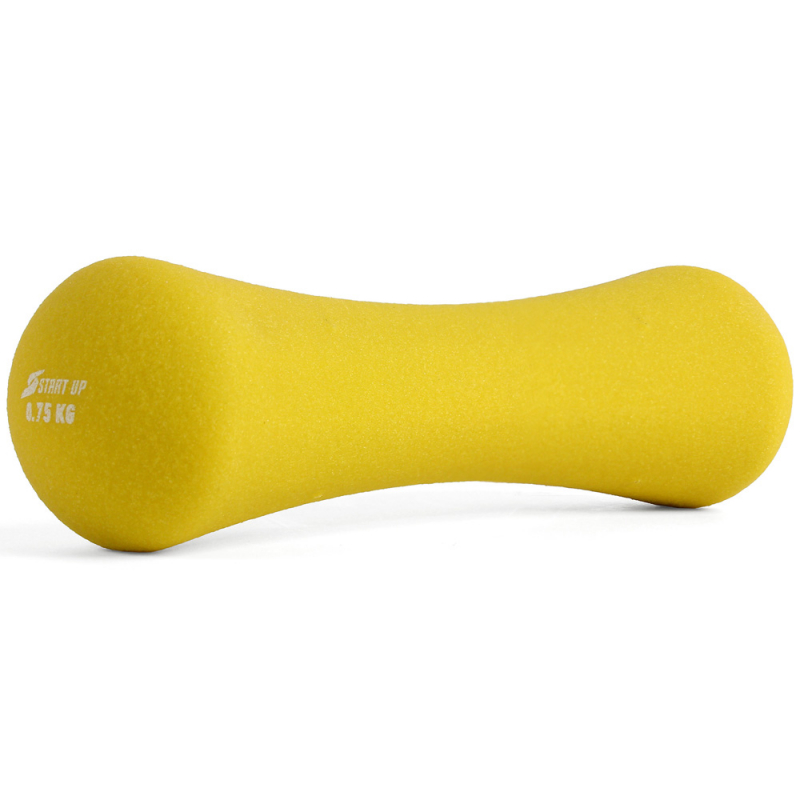 Гантель неопреновая Start Up HD1203 0.75 кг желтый