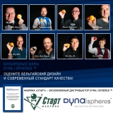 Шары Dynaspheres Silver Snooker 52.4 мм