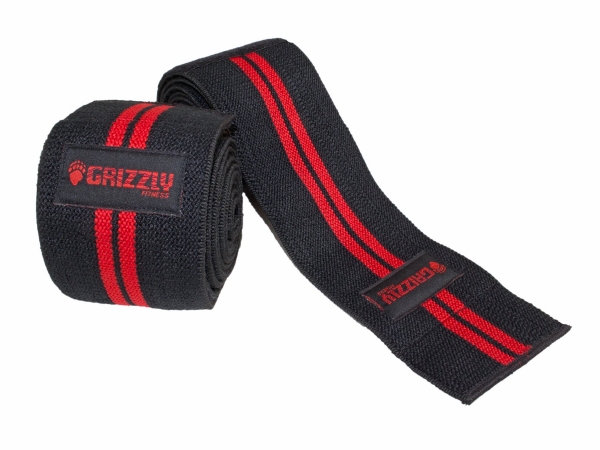 Бинт на колени GRIZZLY Power Lifting Knee Wraps