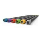 Бодибар 4 кг, красный-черный, LIVEPRO Weighted Bar