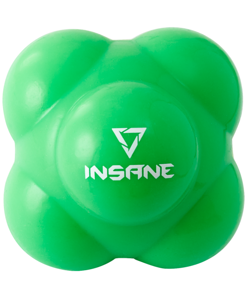 Мяч реакционный IN22-RB100, силикагель, зеленый, диаметр 6,8 см, Insane, Starfit