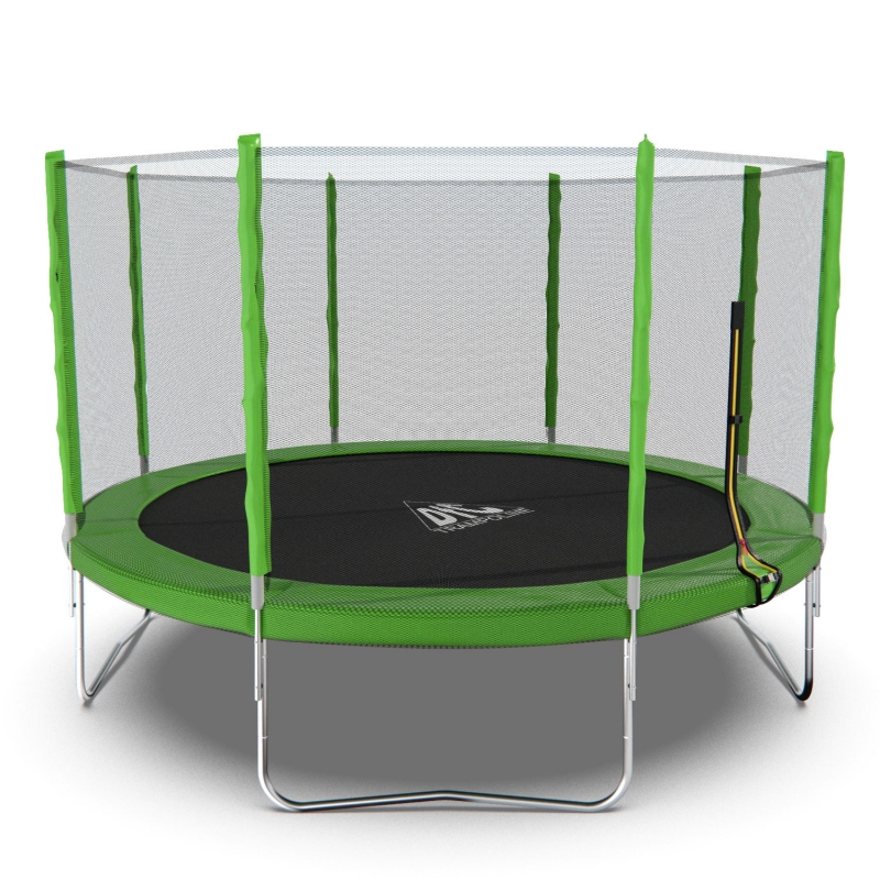 Батут DFC Trampoline Fitness с сеткой 12ft