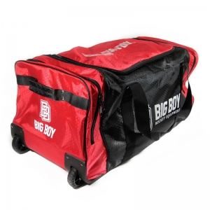 Сумка-баул спортивная BIG BOY Elite Line 32, BB-BAG-EL-RD, полиэстер, черный-красный-белый