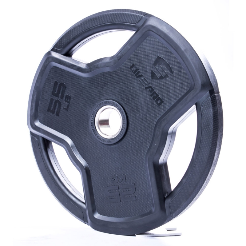 Обрезиненный диск 1,25 кг, LIVEPRO Premium Rubber