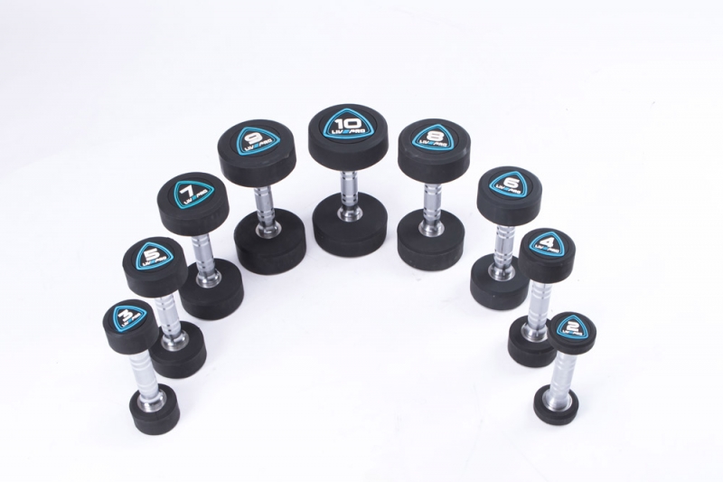 Гантели в уретане 4 кг, LIVEPRO Studio Dumbbells пара