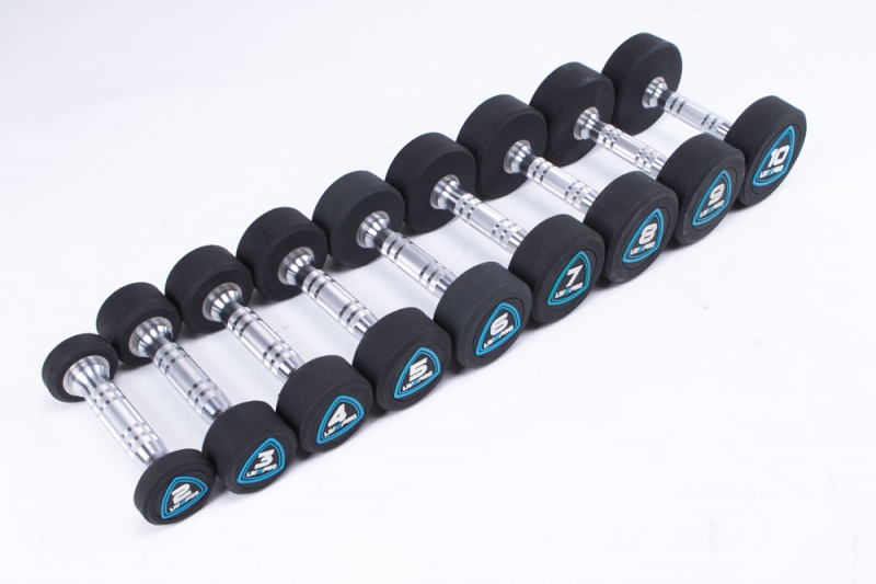 Гантели в уретане 6 кг, LIVEPRO Studio Dumbbells пара