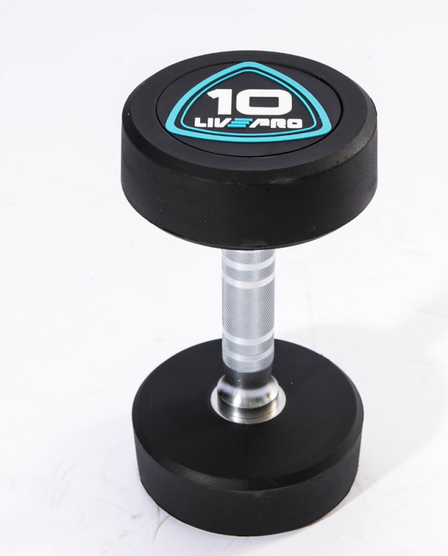 Гантели в уретане 2 кг, LIVEPRO Studio Dumbbells пара